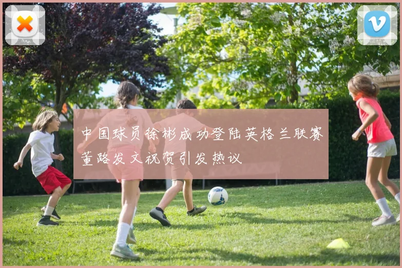 中国球员徐彬成功登陆英格兰联赛董路发文祝贺引发热议